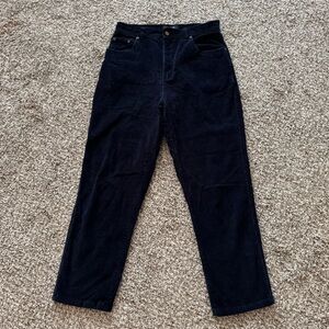 Vintage Navy Blue Corduroys